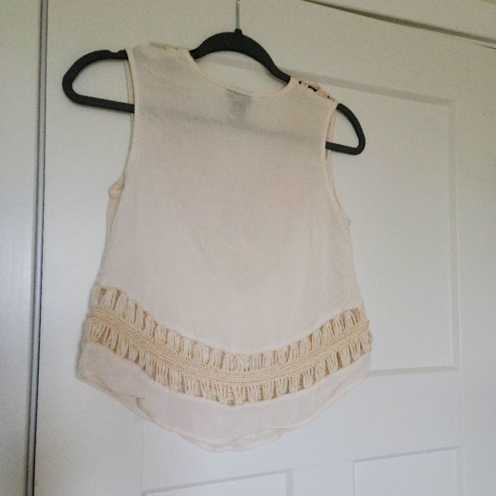 Cream Boho Top - Picture 5 of 10